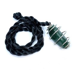 Green Aventurine Gemstone Spiral Pendant